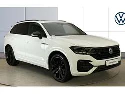 White Used 2022 VW Touareg Black Edition SUV | £40,500 (Good price)