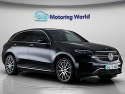 Black Used 2022 Mercedes EQC400 AMG line SUV | £25,700 (Fair price)