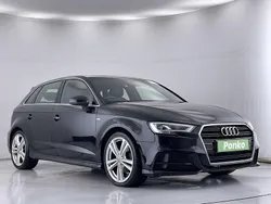 Black Used 2017 Audi A3 Sportback S-Line Hatchback | £10,640 (Good price)