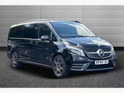 Obsidian black Used 2024 Mercedes V300 AMG line MPV | £60,990 (Fair price)