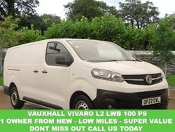 White Used 2022 Vauxhall Vivaro Van | £15,168 (Expensive)