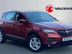 Red Used 2018 Vauxhall Grandland X S SUV | £9,537 (Fair price)