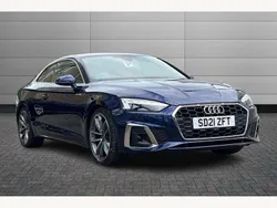 Blue Used 2021 Audi A5 S-Line Coupe | £23,950 (Good price)