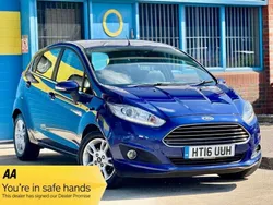 Blue Used 2016 Ford Fiesta Zetec Hatchback | £3,499 (Fair price)