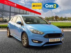 Blue Used 2016 Ford Focus ST-Line Hatchback | £7,295 (Fair price)
