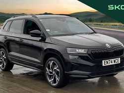 Black magic pearl effect Used 2024 Skoda Karoq SportLine SUV | £29,016 (Fair price)