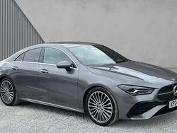 Grey Used 2024 Mercedes CLA180 AMG Line Premium Sedan | £29,275 (Fair price)