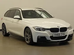 White Used 2016 BMW 330 M Sport Estate | £13,498 (Good price)