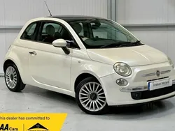 White Used 2010 Fiat 500 Lounge Hatchback | £3,495 (A bit pricey)