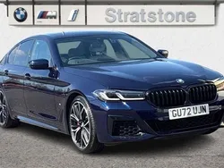 Blue Used 2023 BMW 520 M Sport Sedan | £35,795 (Expensive)