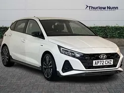Atlas white Used 2023 Hyundai i20 N Line Hatchback | £15,470 (Fair price)