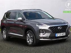 Grey Used 2020 Hyundai Santa Fe Premium SUV | £21,899 (Good price)