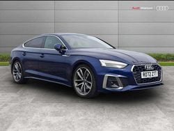 Blue Used 2022 Audi A5 Sportback S-Line Hatchback | £27,990 (Fair price)