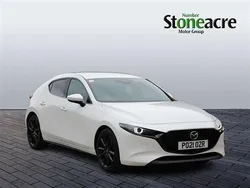 White Used 2021 Mazda 3 Inclusive Hatchback | £14,990 (Fair price)