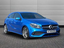 Blue Used 2016 Mercedes A200 AMG line Hatchback | £13,550 (Fair price)