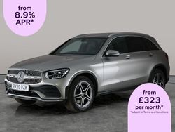 Silver Used 2020 Mercedes GLC220 AMG line Estate | £20,760 (Fair price)