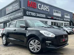 Black/silver Used 2018 Suzuki Swift SZ-T Hatchback | £6,690 (Expensive)