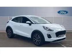 White Used 2023 Ford Puma Titanium SUV | £15,278 (Good price)