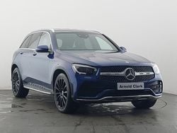 Blue Used 2019 Mercedes GLC300 AMG Line Premium SUV | £27,298 (Fair price)