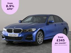 Blue Used 2021 BMW 330e M Sport Sedan | £22,977 (Fair price)