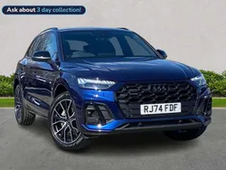Blue Used 2024 Audi Q5 Black Edition SUV | £42,403 (Fair price)