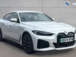 Mineral white metallic Used 2024 BMW i4 M Sport Sedan | £35,960 (Fair price)