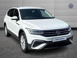 White Used 2022 VW Tiguan Allspace Life SUV | £23,290 (Fair price)