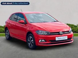 Red Used 2021 VW Polo Match Hatchback | £13,921 (Fair price)