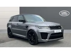 Grey Used 2021 Land Rover Range Rover Sport SVR SUV | £49,844 (Fair price)