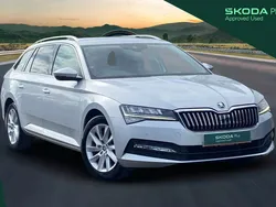 Silver Used 2022 Skoda Superb SE Technology Estate | £18,627 (Fair price)