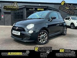 Black Used 2014 Fiat 500 S Hatchback | £3,495 (Fair price)