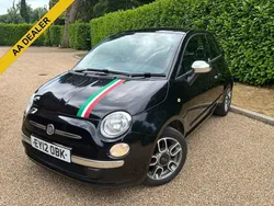 Black Used 2012 Fiat 500 Lounge Hatchback | £3,521 (Fair price)