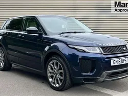 Blue Used 2018 Land Rover Range Rover evoque HSE Dynamic SUV | £20,908 (Fair price)