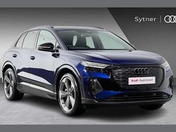 Blue Used 2024 Audi Q4 e-tron Black Edition SUV | £36,500 (Fair price)