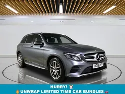Grey Used 2018 Mercedes GLC220 AMG line SUV | £15,849 (Fair price)