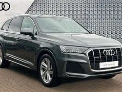 Grey Used 2021 Audi Q7 S-Line SUV | £43,501 (Fair price)