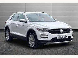 White Used 2018 VW T-Roc SE SUV | £10,799 (A bit pricey)