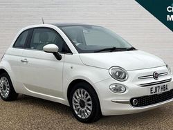 White Used 2017 Fiat 500 Lounge Hatchback | £5,391 (Fair price)