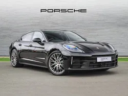 Jet black metallic Used 2024 Porsche Panamera Sedan | £76,990 (Fair price)