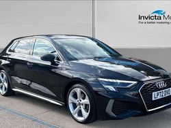 Black Used 2022 Audi A3 S-Line Hatchback | £21,500 (Fair price)