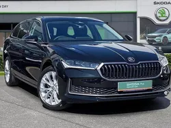 Midnight black metallic Used 2024 Skoda Superb SE L Estate | £28,299 (A bit pricey)