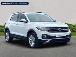 White Used 2022 VW T-Cross SE SUV | £17,497 (Fair price)