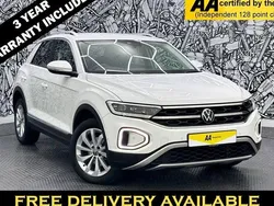 White Used 2022 VW T-Roc Style SUV | £19,495 (Fair price)