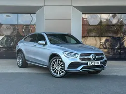 Silver Used 2023 Mercedes GLC220 AMG Line Premium Coupe | £36,490 (A bit pricey)