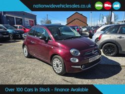 Red Used 2018 Fiat 500 Lounge Hatchback | £6,543 (Fair price)