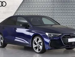 Blue Used 2024 Audi A3 Black Edition Sedan | £29,431 (A bit pricey)