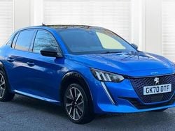 Blue Used 2020 Peugeot e-208 GT-line Hatchback | £11,496 (Fair price)