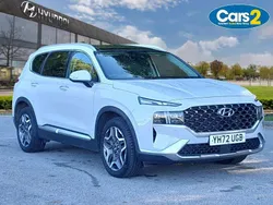White Used 2022 Hyundai Santa Fe Ultimate SUV | £27,482 (Fair price)