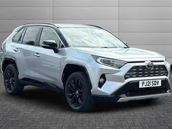 Silver blade black Used 2021 Toyota RAV4 Hybrid SUV | £27,701 (Fair price)