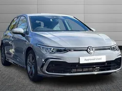 Moonstone grey Used 2024 VW Golf VIII R-line Hatchback | £24,795 (Fair price)